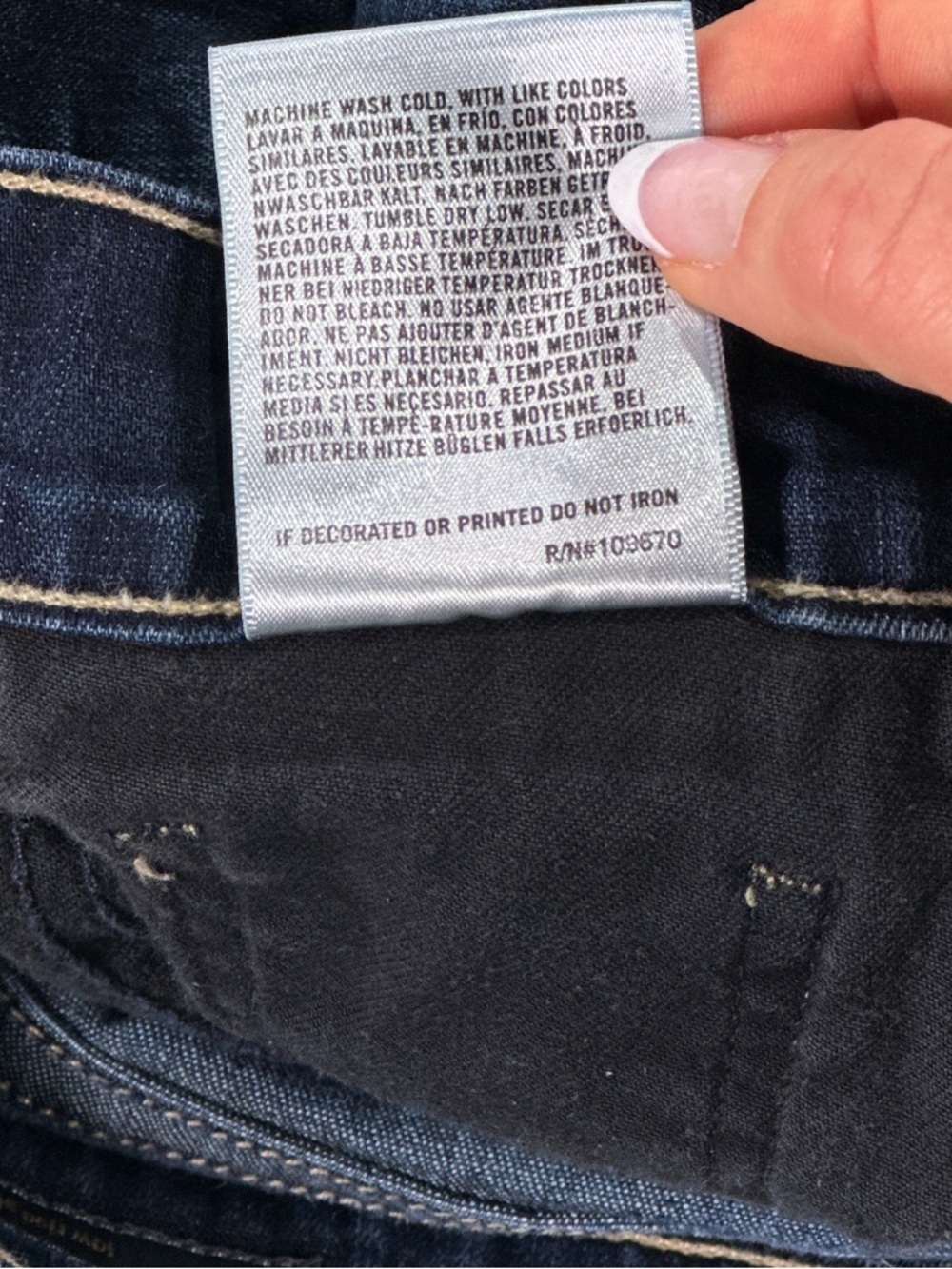 Citizens Of Humanity Ava Low Rise Straight Leg Jeans Dark Wash 28 - Picture 11 of 16